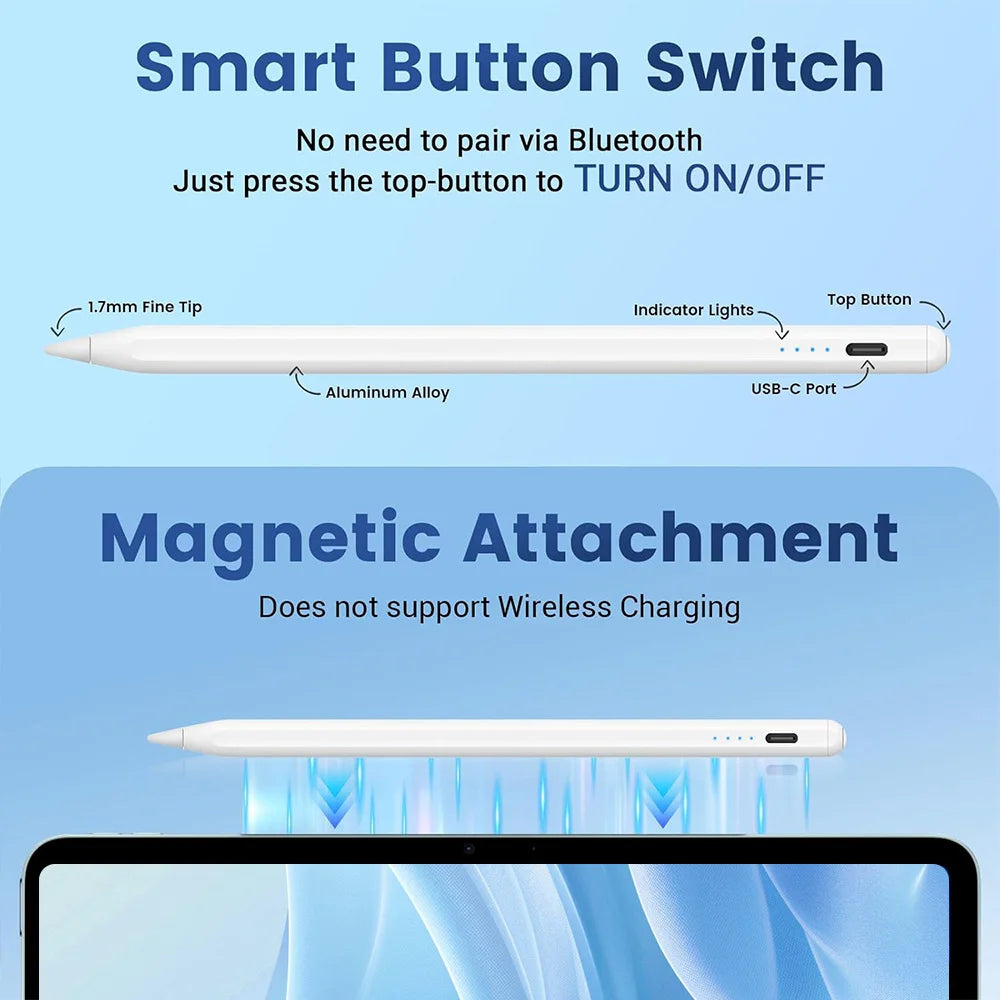 Universal Gradient Stylus Pen for iPad, Android & iOS Tablets Capacitive Stylus Pen Axl
