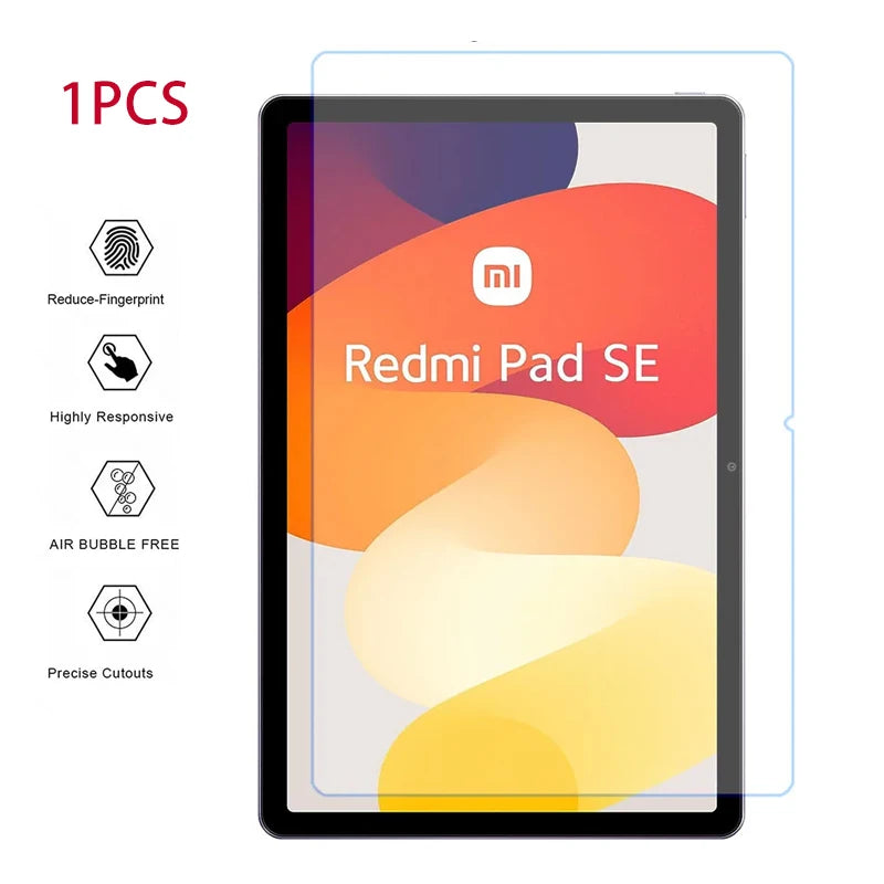 Tempered Glass Screen Protector – Xiaomi Redmi Pad SE 11" Tablet Screen Protector Axl 1PCs Redmi Pad SE 11