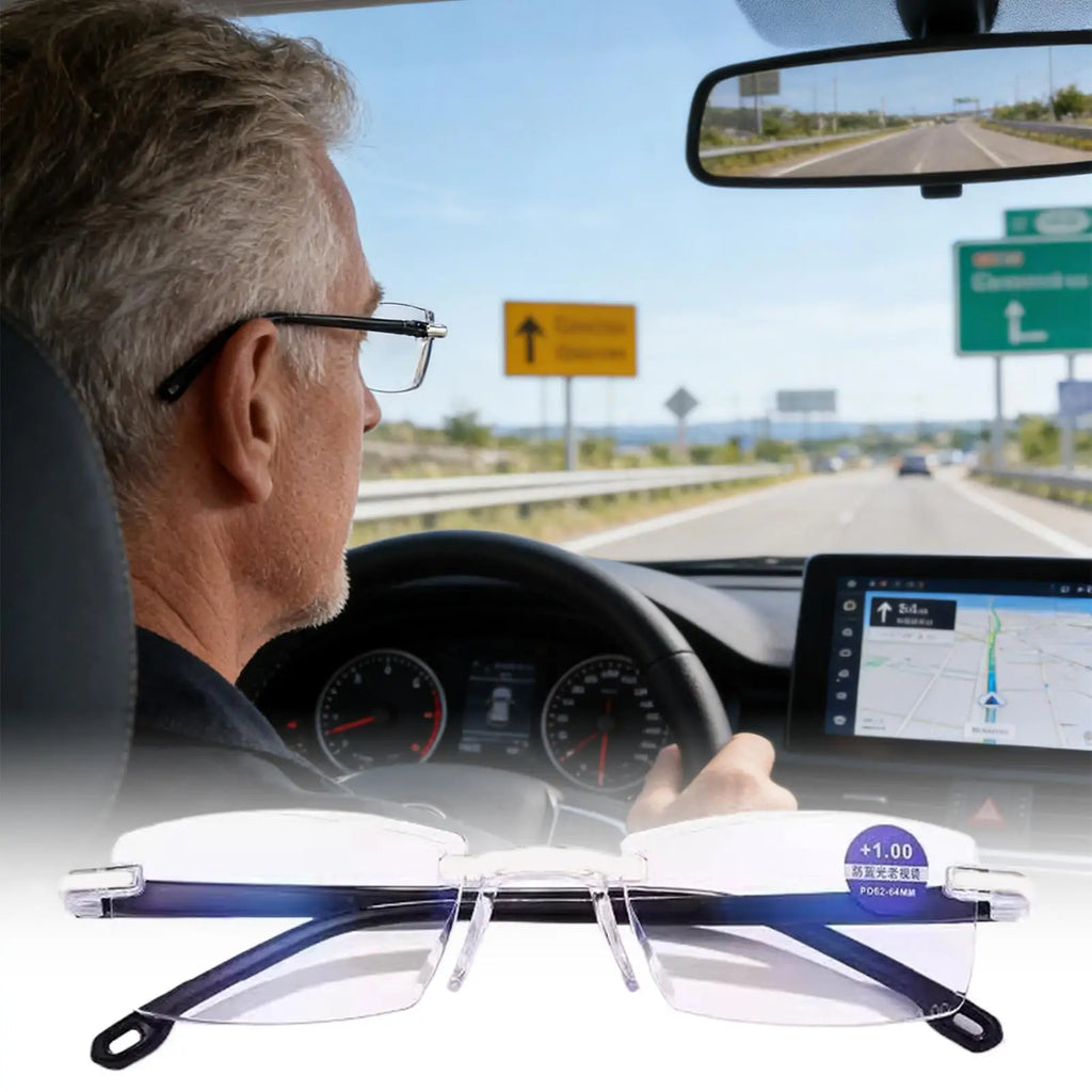 Clarity Blue Glasses – Anti-Glare Auto Focus Eyewear Unisex Blue Light Glasses Axl