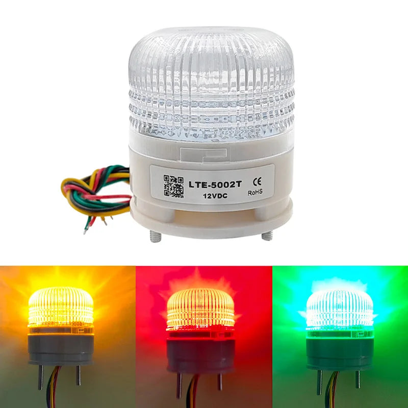 LTA5002 3-Color LED Strobe Warning Light 12V 24V 220V + Buzzer LED Signal Light Axl