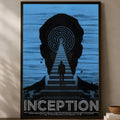 Inception Movie Poster – Self-Stick HD PVC Waterproof Wall Art Movie Wall Poster Axl White10 15X20cmNoframe