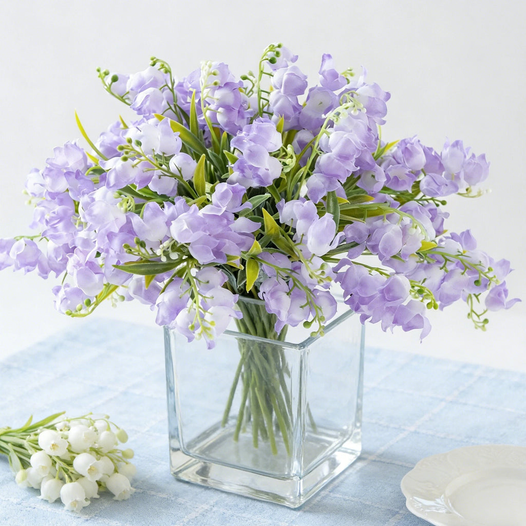 Artificial Canterbury Bell Flowers 5/10 Pc – Wedding Décor Artificial Flowers Axl
