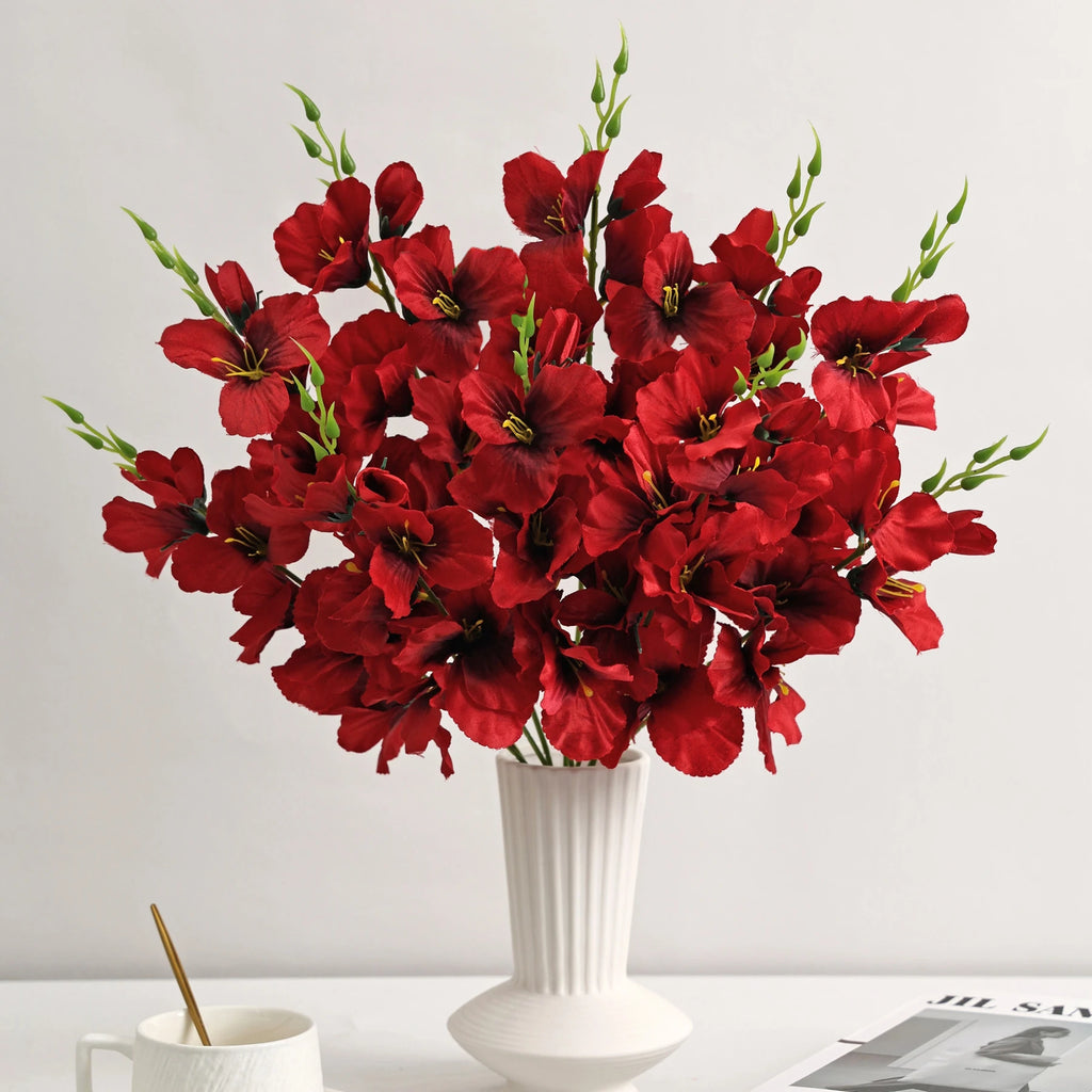 Artificial Phalaenopsis Orchid Stems – 3 or 5 Pcs Silk Flowers Artificial Flowers Axl