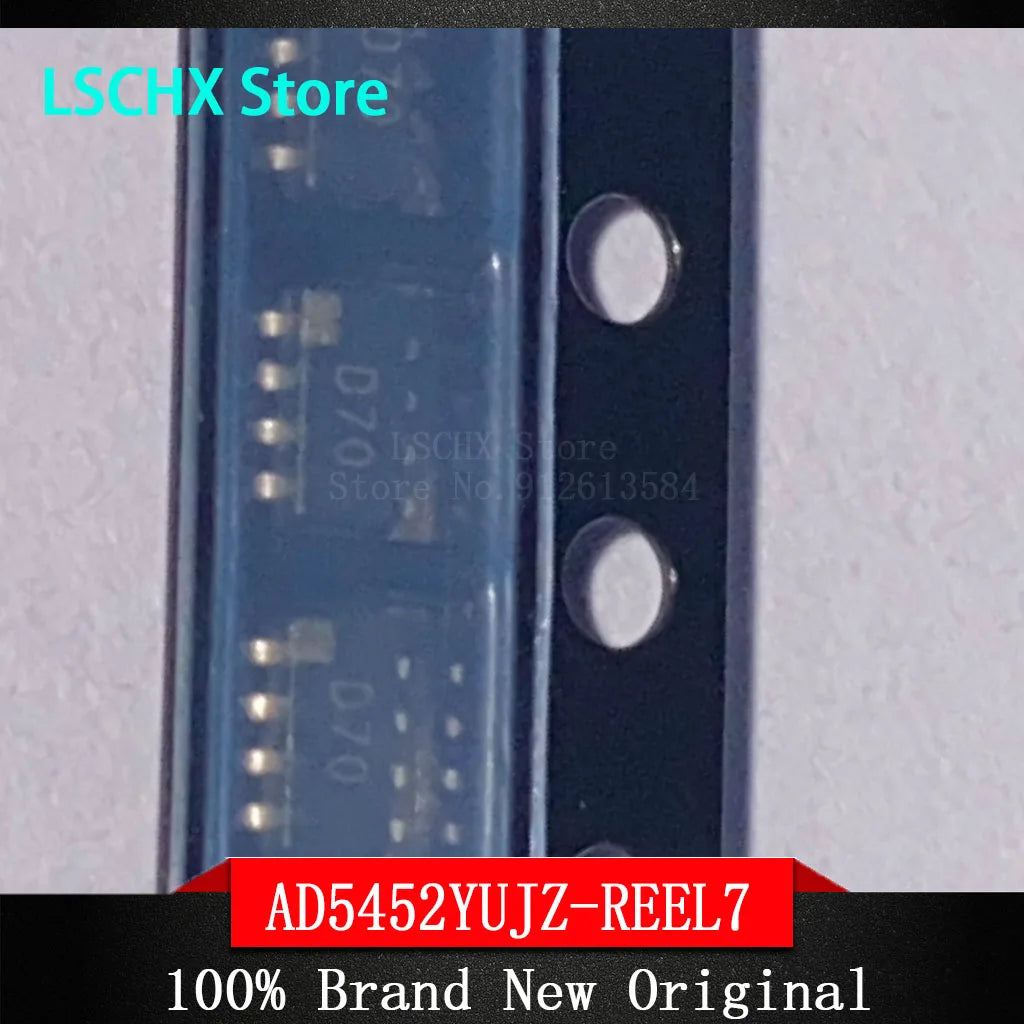 5pcs AD5452YUJZ-REEL7 12-Bit Multiplicative DAC Chip TSOT-23-8 DAC IC Chip Axl