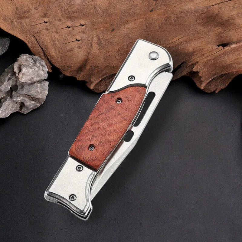 Stainless Steel Folding Knife – Camping, BBQ & Outdoor Use Folding Pocket Knife Axl