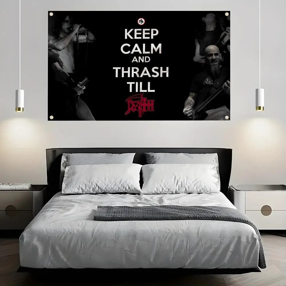 Overkill Band Flag – Wall Banner for Bedroom & Concert Music Band Flag Axl