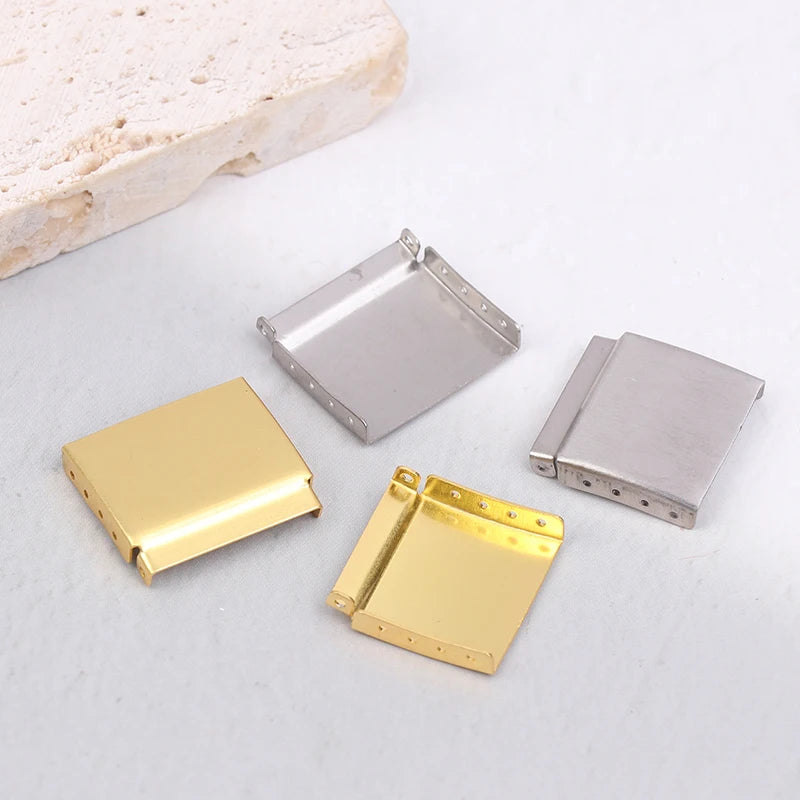 Watch Band Extender Clasp 12–22mm | Gold & Silver Steel Watch Band Extender Axl