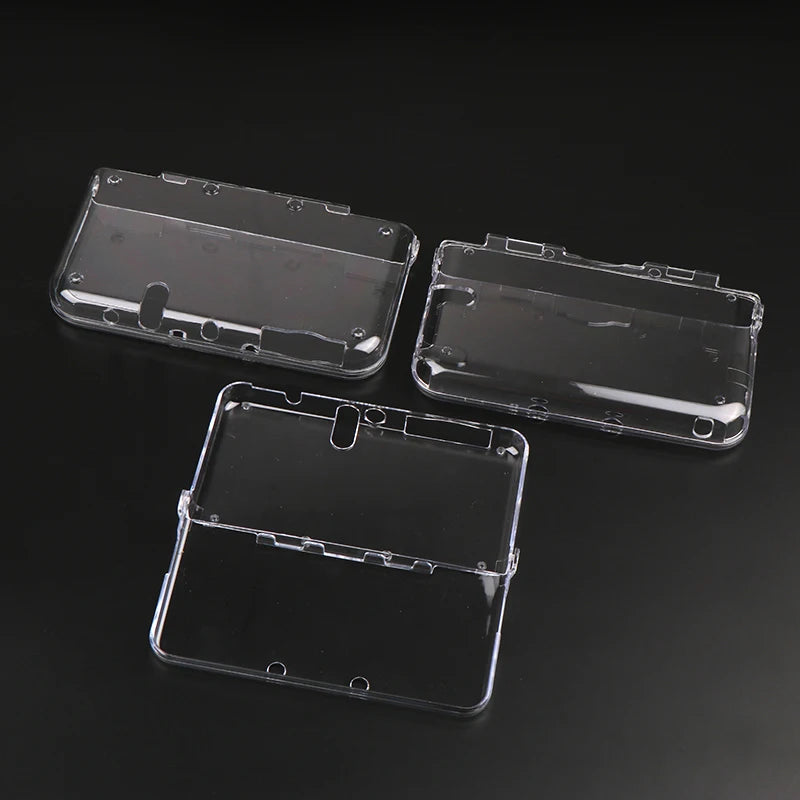 Clear Case & Screen Protector for 2DS 3DS 3DS XL New 3DS Console Protective Case Axl