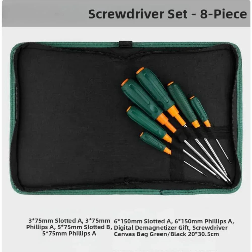 Magnetic Screwdriver Set – Non-Slip Handles, Flathead & Phillips Screwdriver Set Axl 8pcs China Mainland