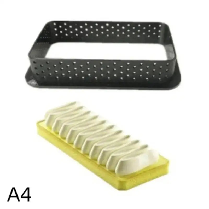 Perforated Tart Ring Mold | Non-Stick PP Baking Mold Tart Ring Mold Axl A4