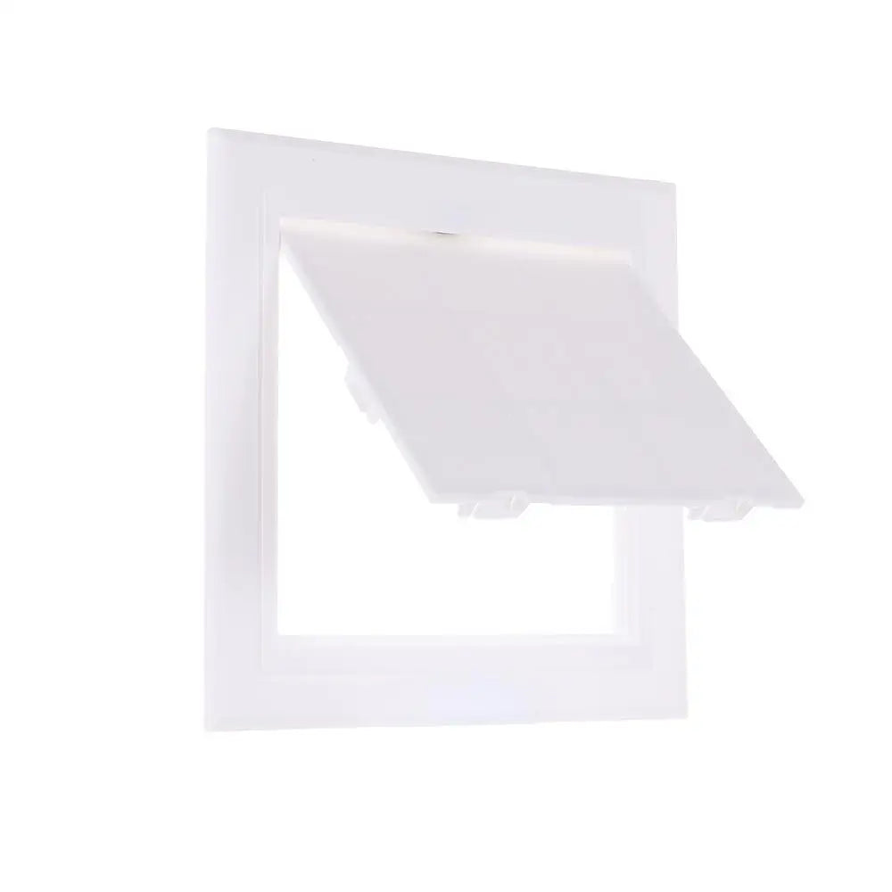 White Hinged Access Hatch Panel – ABS Plastic Wall & Ceiling Access Hatch Panel Axl 200x200mm