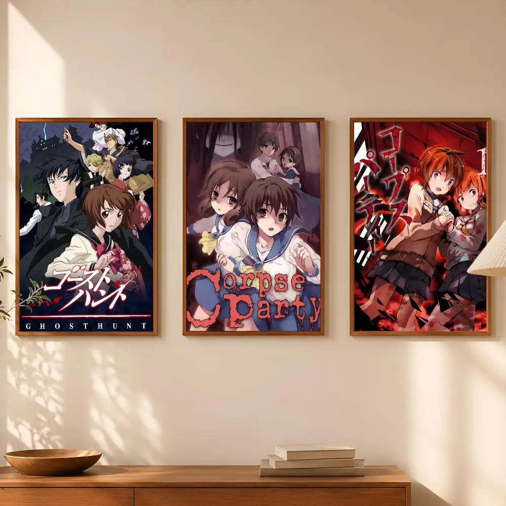 Corpse Party Game Poster – Self-Stick HD Waterproof Wall Art Wall Art Poster Axl