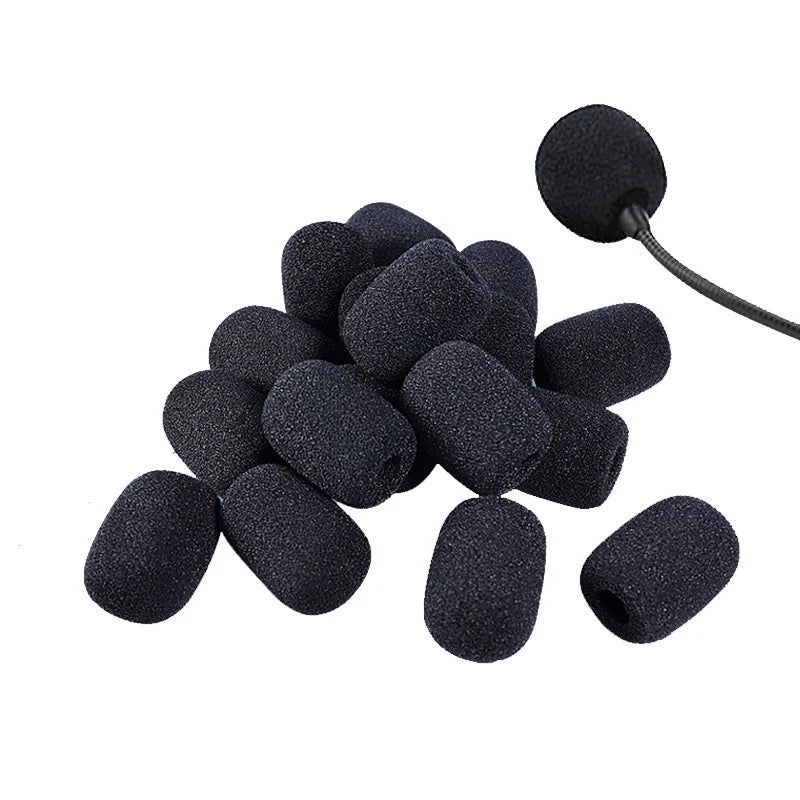 10-Pack Mic Foam Windscreen Cover for Gooseneck Meeting Mics Mic Foam Windscreen Axl