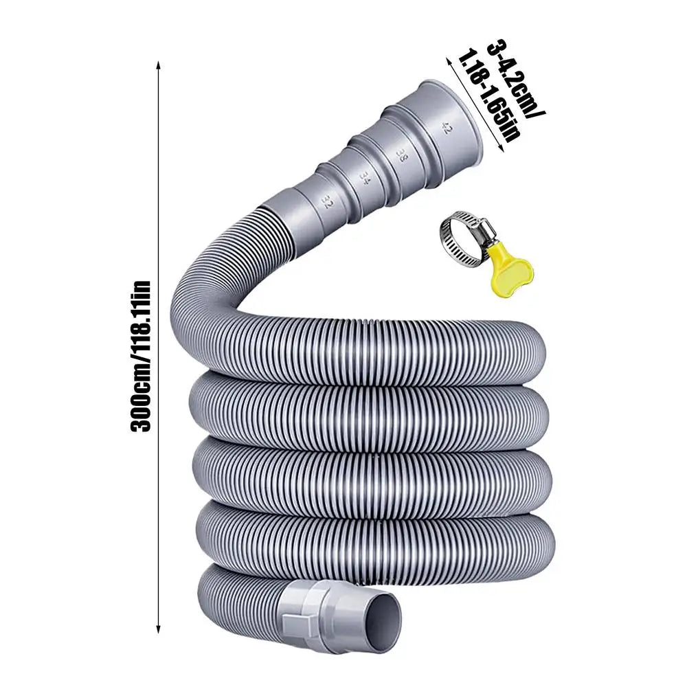 RV Sewer Hose Kit – Flexible Leakproof Caravan Drain Pipe 3–5M RV Sewer Hose Axl 3 meters