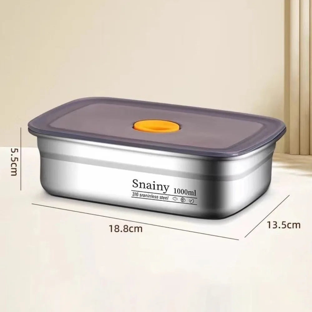 Stainless Steel Leak-Proof Bento Lunch Box – 3 Sizes Bento Lunch Box Axl 1200ml