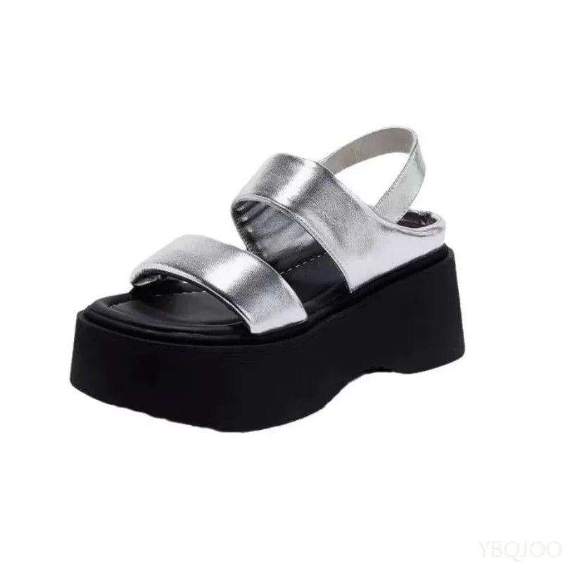 Women's Wedge Platform Sandals – Roman Beach Shoes Wedge Platform Sandals Axl