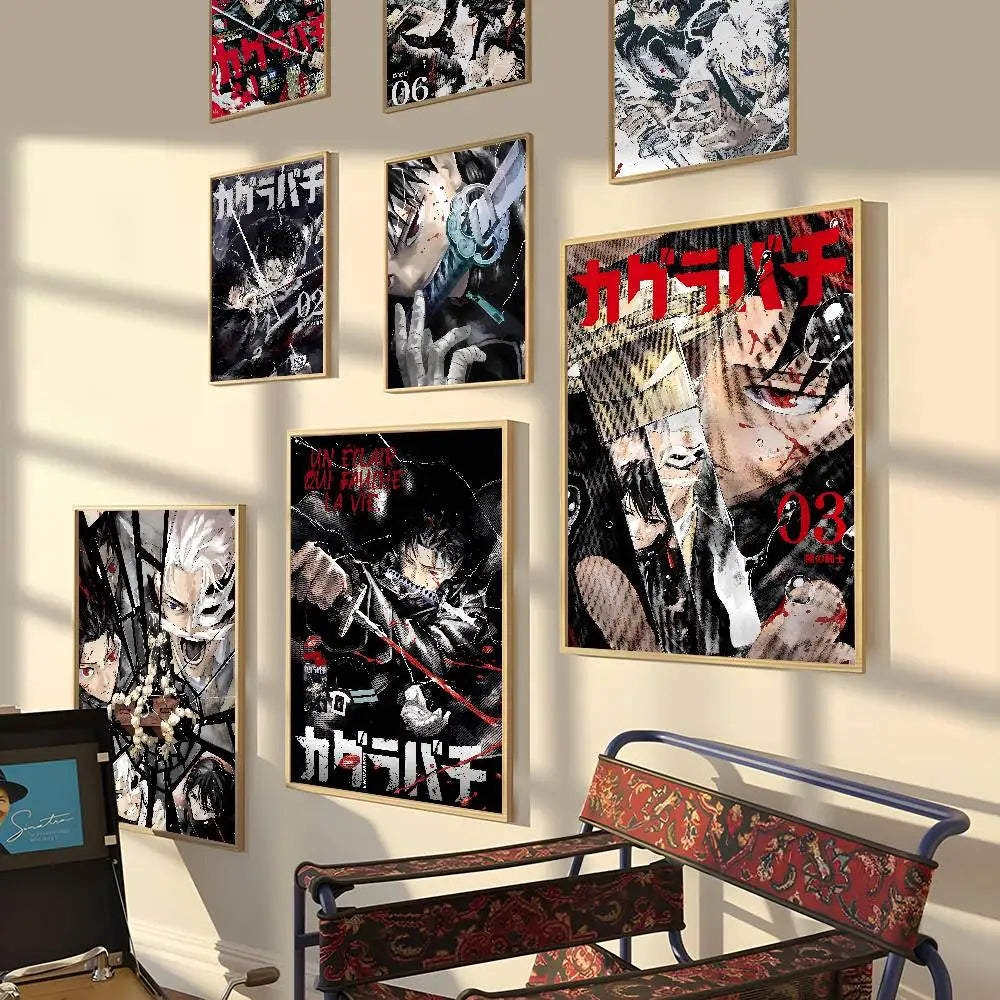 Kagurabachi Anime Poster – Self-Adhesive HD Wall Art Decor Anime Wall Poster Axl
