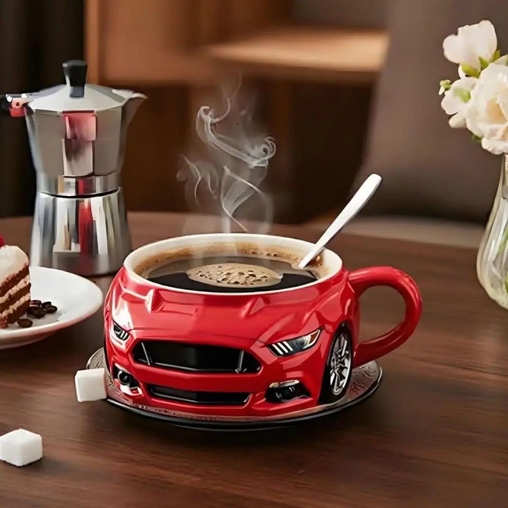 Car Shaped Stainless Steel Coffee Mug | Novelty Truck Gift Novelty Coffee Mug Axl