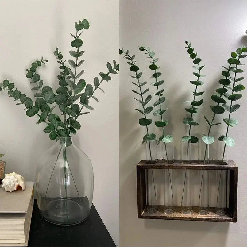 Artificial Eucalyptus Branch – Faux Greenery for Wedding & Décor Artificial Greenery Stems Axl