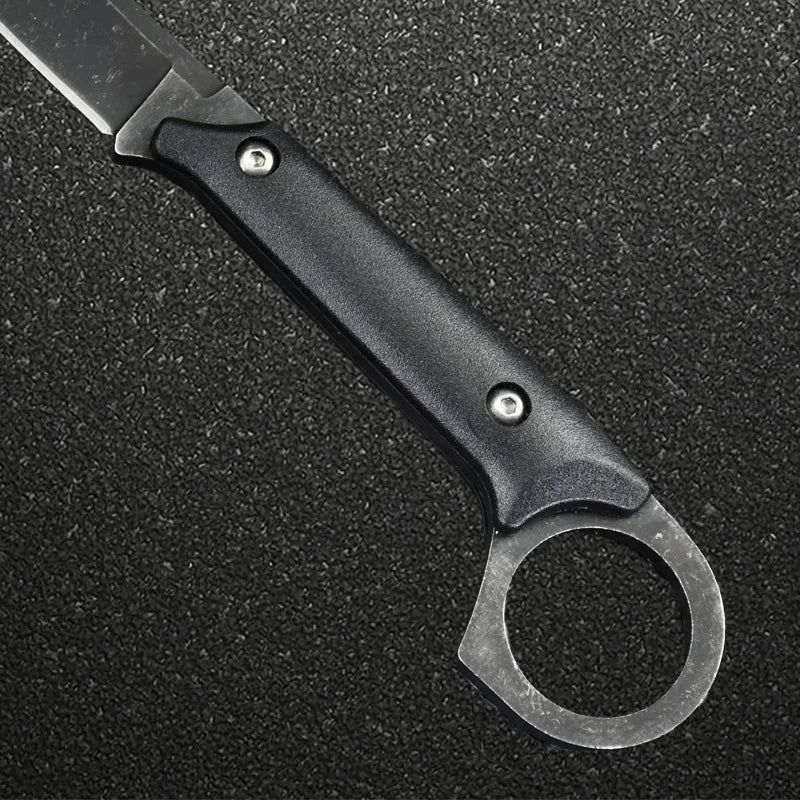 Mini Fixed Blade EDC Knife – 440C Steel with K Sheath Fixed Blade Knife Axl
