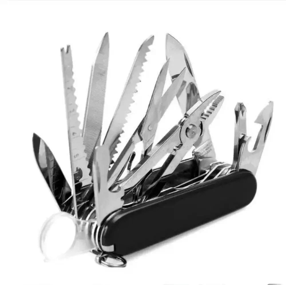 17-in-1 Multi-Tool Pocket Knife – Folding Stainless Steel Pliers Multi-Tool Pocket Knife Axl
