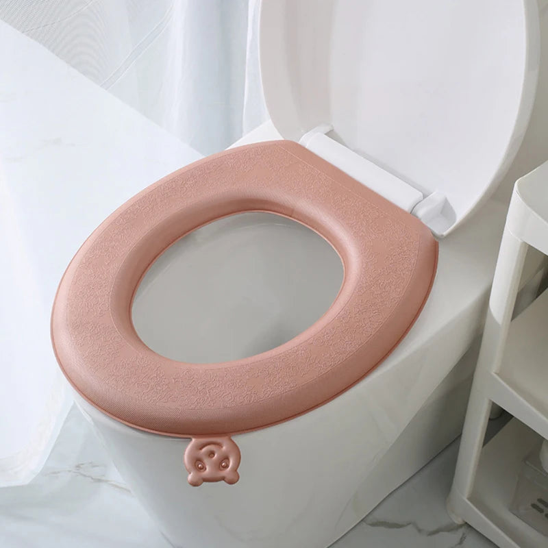 EVA Waterproof Toilet Seat Cover – Thickened Cushion, 4 Colors Toilet Seat Cover Axl Coffee