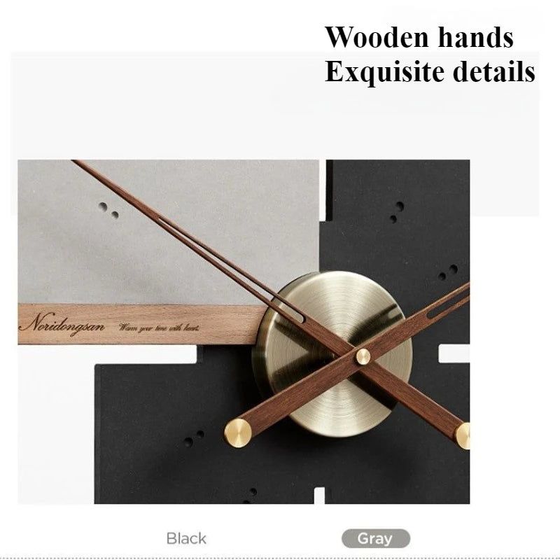 Modern Large 80cm Silent Wall Clock – Minimalist Quartz Decor Wall Clock Axl