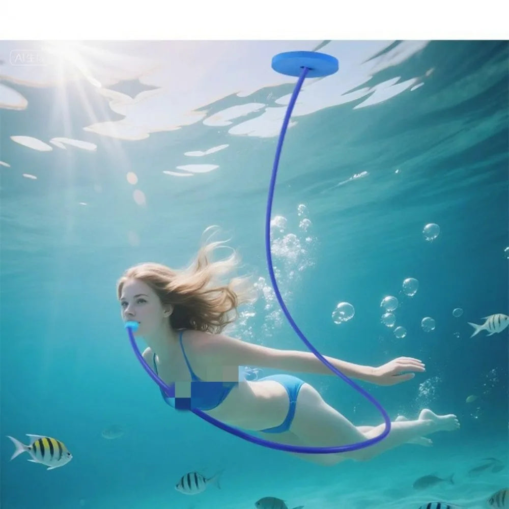 Dry Snorkel Breathing Tube 2m/3m – Scuba & Swim Training Dry Snorkel Tube Axl