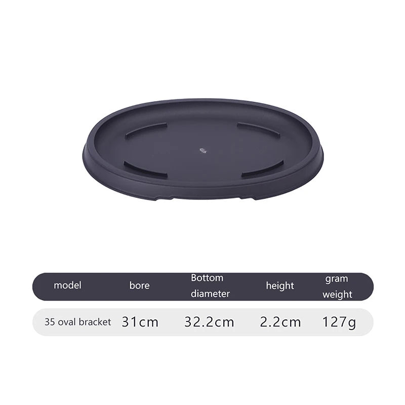 Plastic Imitation Clay Bonsai Planter Pot & Tray | Square & Rect Bonsai Planter Pot Axl Tray 35cm