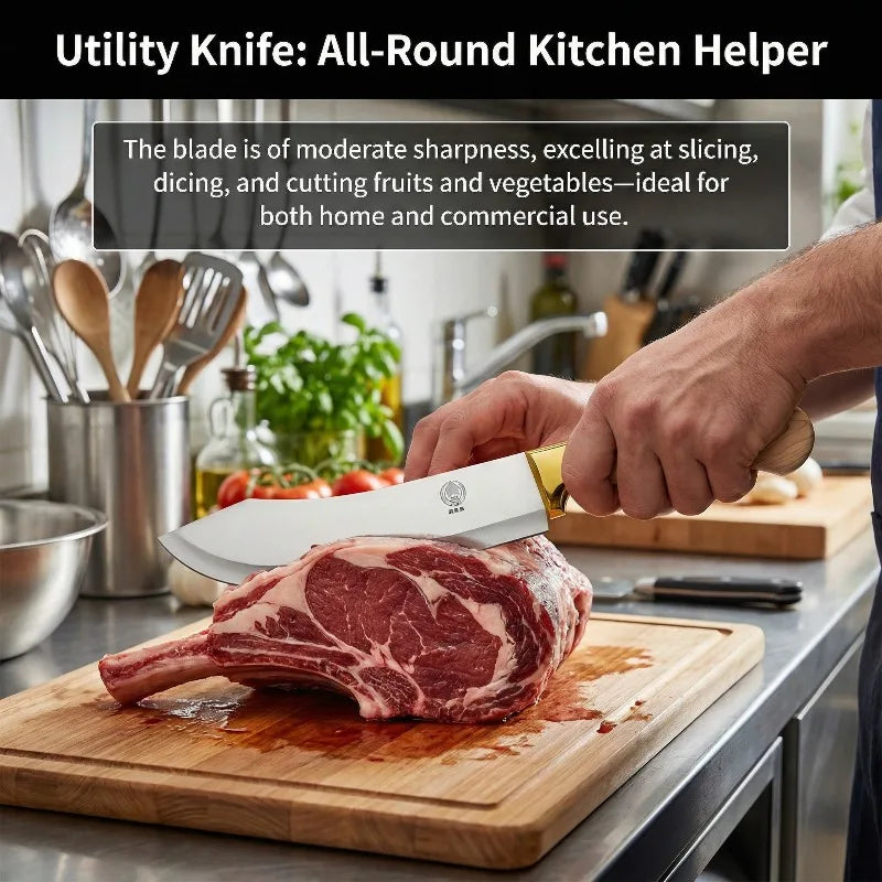 3-Piece Butcher Knife Set – Boning, Splitting & Utility Knives Butcher Knife Set Axl