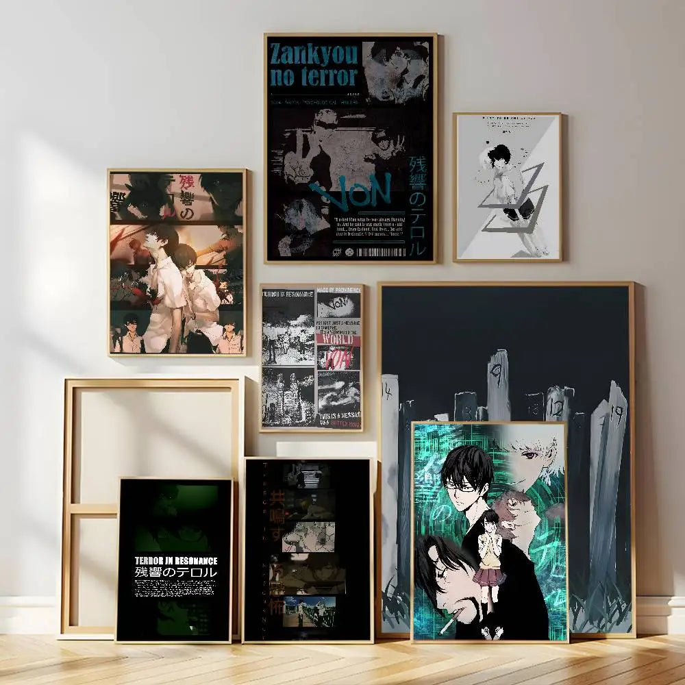 Terror in Resonance Anime Poster – Self-Adhesive HD Wall Art Anime Wall Poster Axl