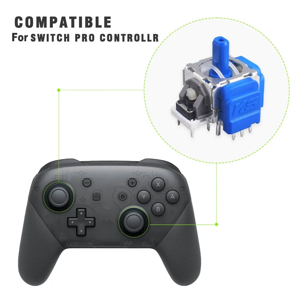 TMR Hall Effect Anti-Drift Joystick PS5/PS4/Xbox/Switch Pro Controller Replacement Part Axl for Switch Pro