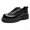 Men's Low Top Lace-Up Casual Dress Shoes – Thick Sole Men's Dress Shoes Axl black 42