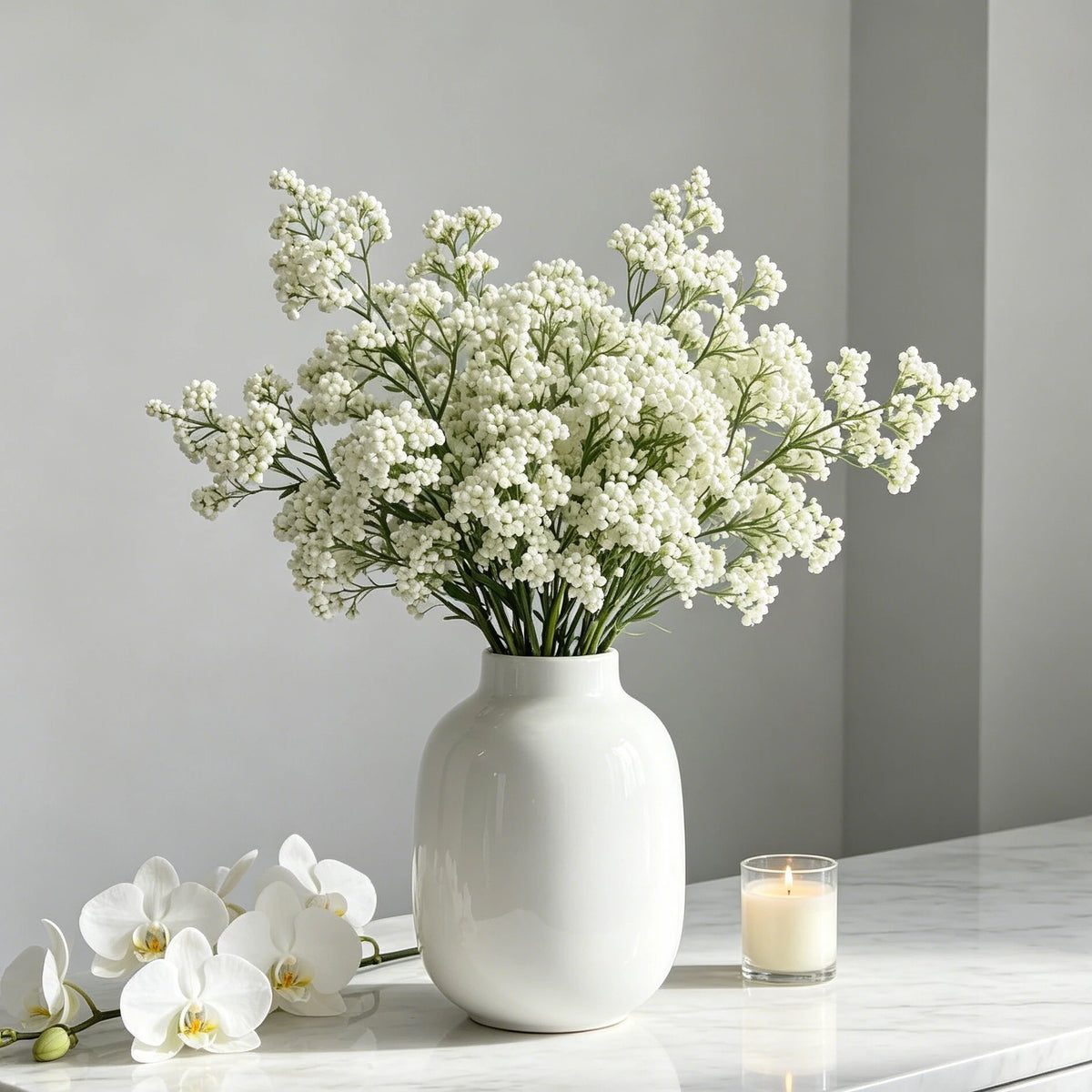Artificial Winterberry Branch – Faux Floral Stem for Home Décor Artificial Floral Stem Axl