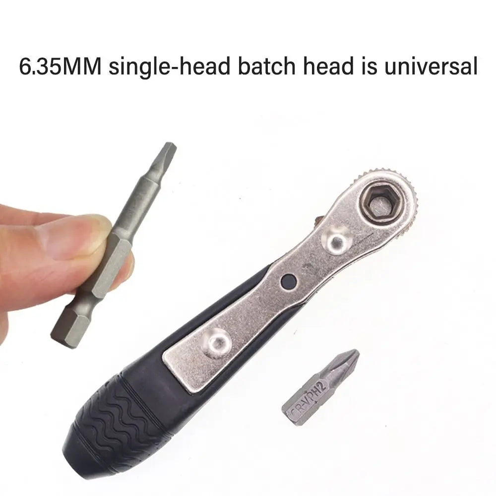 Mini 36-Tooth Ratchet Right Angle Screwdriver for Tight Spaces Ratchet Screwdriver Axl