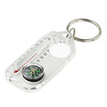 Hiking Compass Keychain – Portable Outdoor Navigation Tool Compass Keychain Axl White