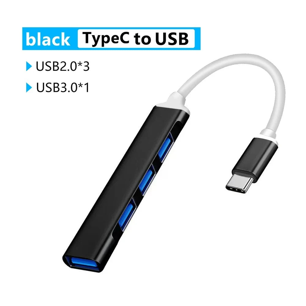 USB-C Hub 6-in-1 | 4K HDMI, SD/TF Card, PD Fast Charge USB-C Docking Hub Axl 4 in 1 Type C