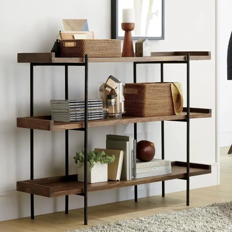 Nordic 3-Tier Wooden Storage Rack | Modern Space-Saving Shelf Wooden Storage Rack Axl