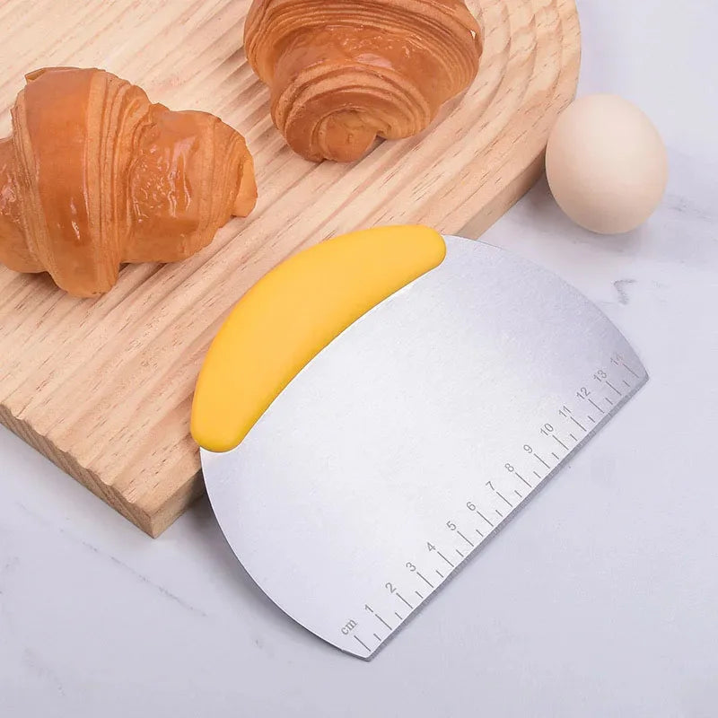 Stainless Steel Dough Scraper & Pastry Cutter | Kitchen Baking Tool Pastry & Dough Cutter Axl