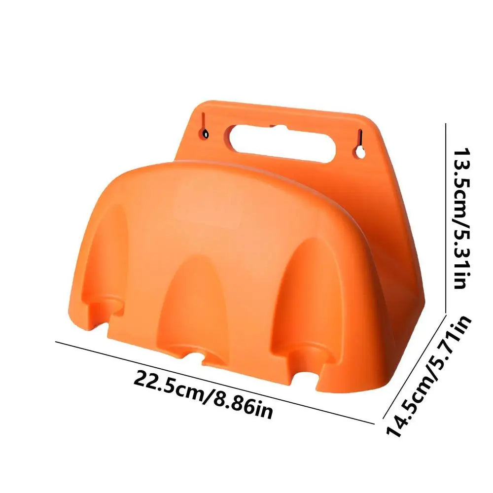 Wall Mounted Garden Hose Hanger – PP Pipe Storage Holder Hose Storage Hanger Axl Orange