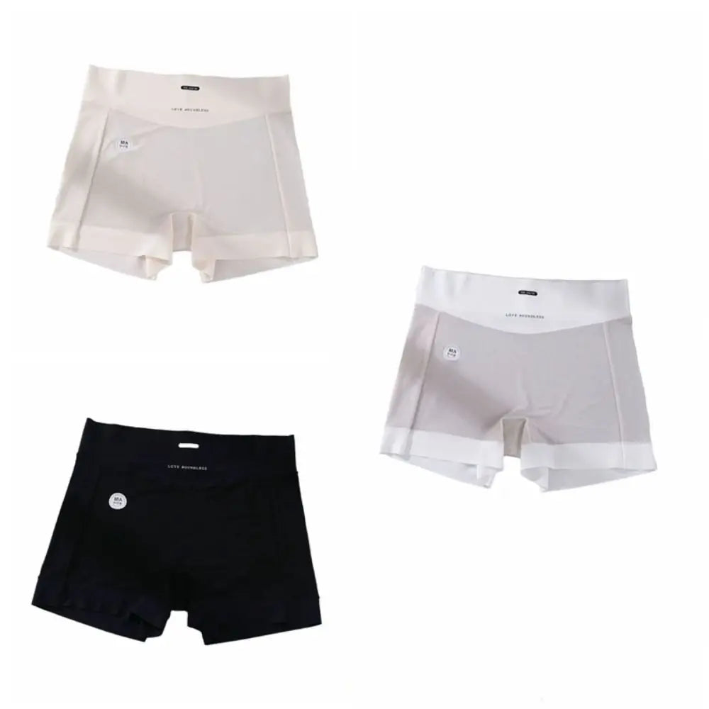 Women's Ice Silk Seamless Safety Shorts – Bamboo Fiber Panties Women's Safety Shorts Axl