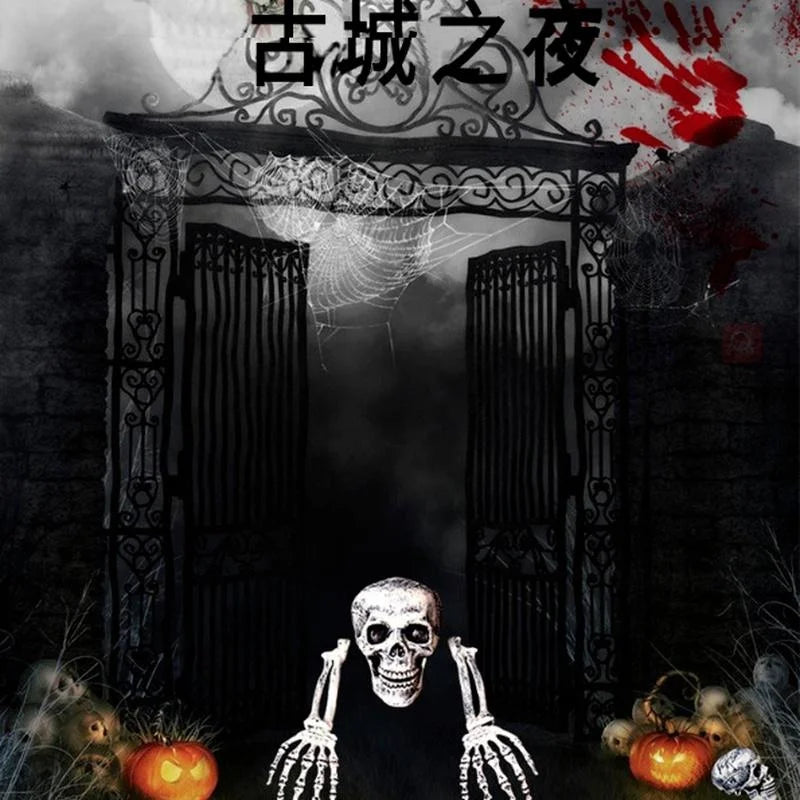 Halloween Skeleton Ground Breaker Prop – Scary Skull Yard Decor Halloween Prop Axl