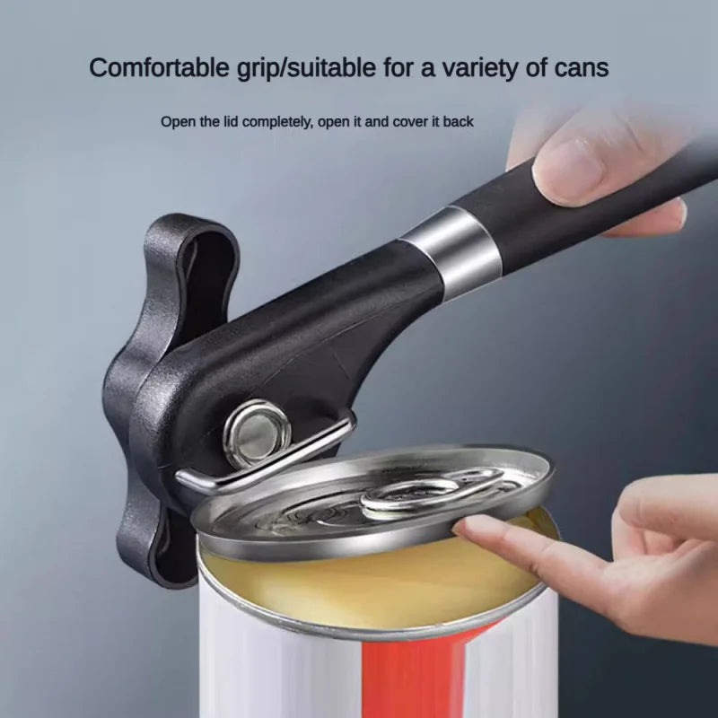 Stainless Steel Manual Can Opener – Side-Cut Monolever Design Manual Can Opener Axl