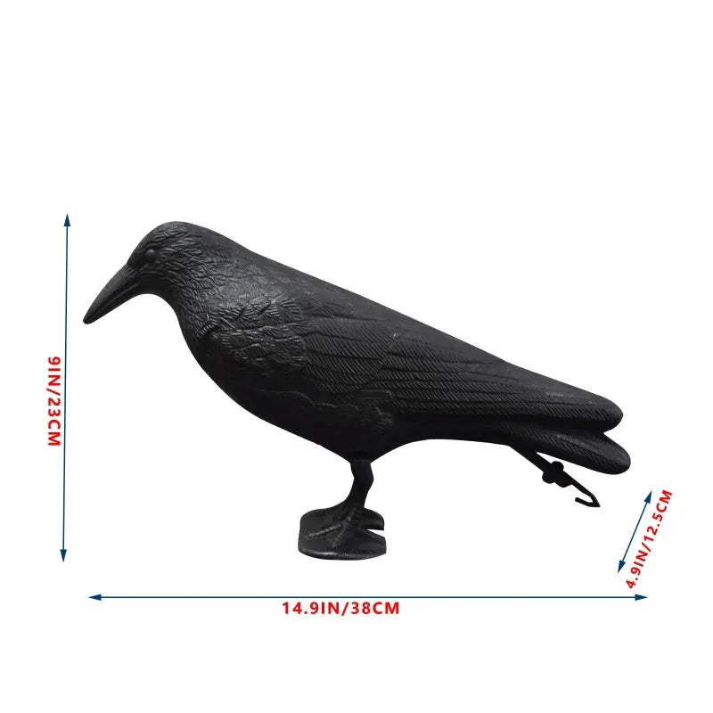 Simulation Black Crow Decoy – Bird Repellent Raven Prop Bird Repellent Decoy Axl