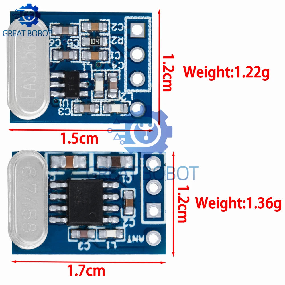 433MHz Wireless Transmitter Receiver Module SYN115 SYN480R Arduino RF Wireless Module Axl