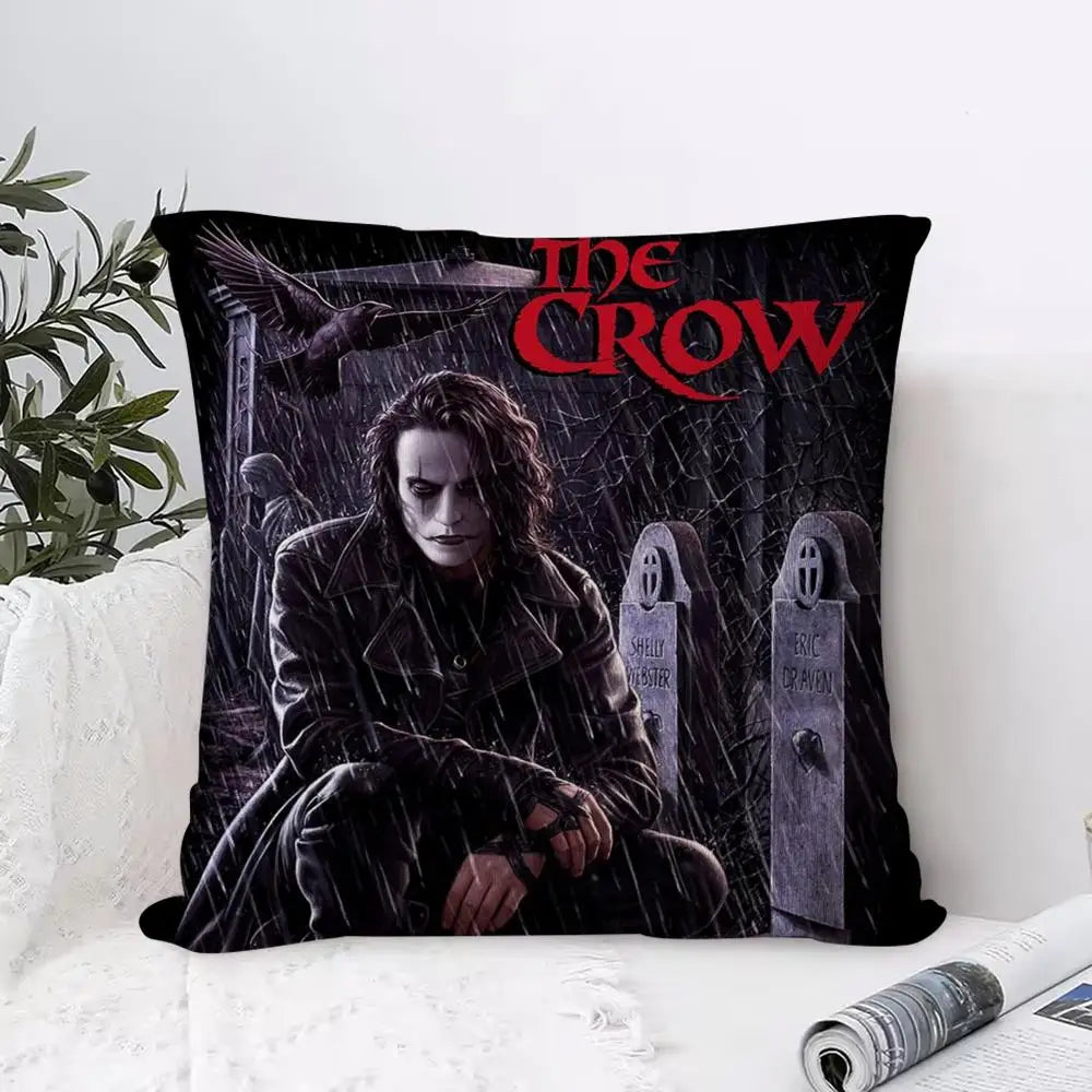 The Crow Movie Pillowcase – Soft Fabric & Concealed Zipper Decorative Pillowcase Axl Black3 35X35cm