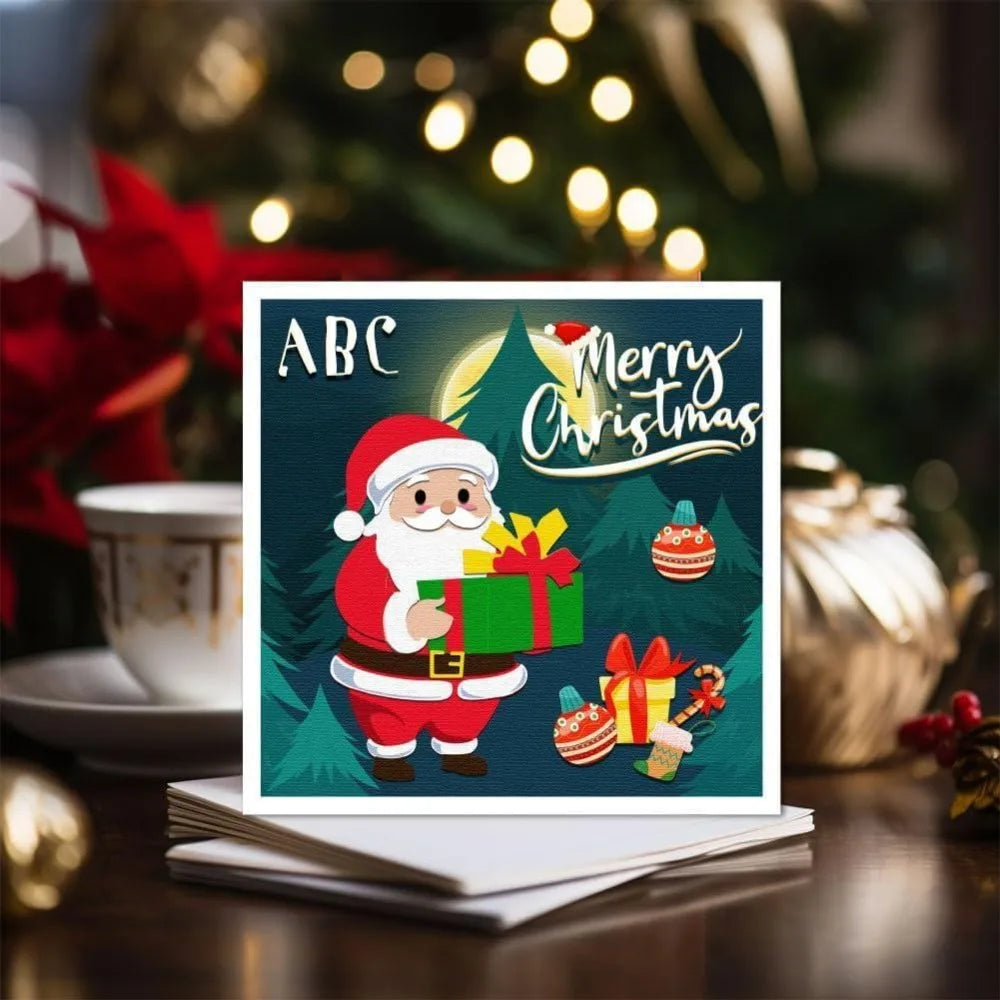 Christmas Santa Metal Cutting Die – Card Making & Scrapbooking Craft Cutting Die Axl