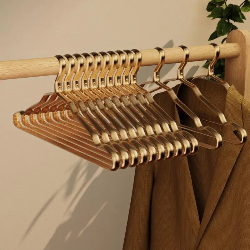 5-Pack Aluminum Anti-Slip Clothes Hangers | Closet Organizer Clothes Hangers Axl