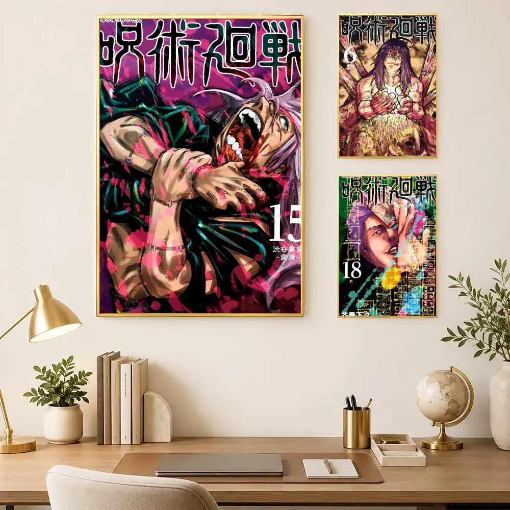 Anime Wall Art Poster – Self-Stick HD PVC Waterproof Decor Wall Art Poster Axl