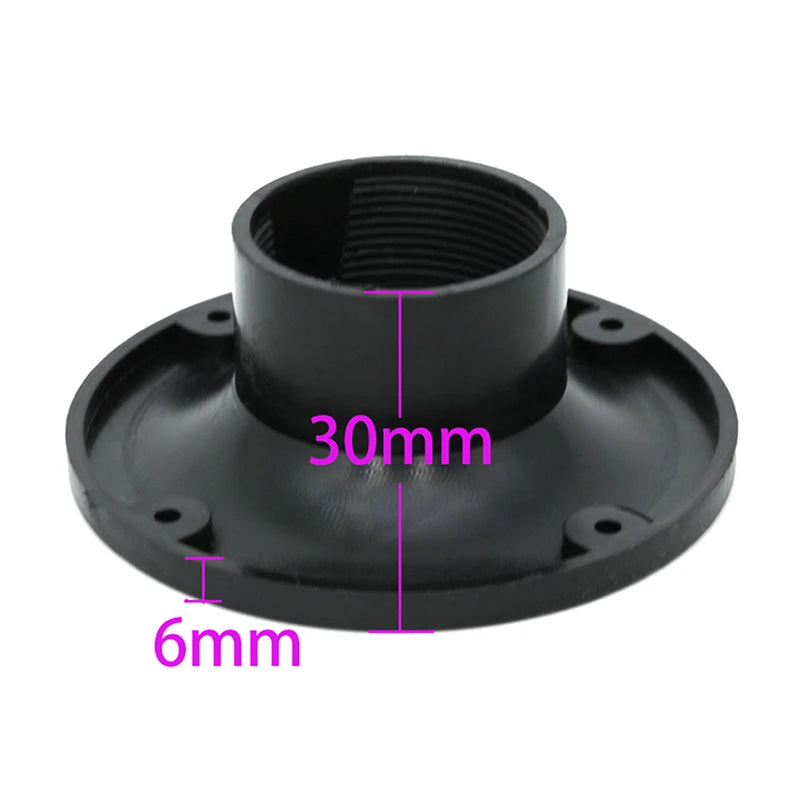 3-Inch 80mm Plastic Horn Tweeter Shell | 34mm Speaker Repair Part Speaker Repair Part Axl Black